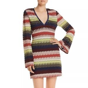 Ramy Brook Jamie Crochet Mini Dress